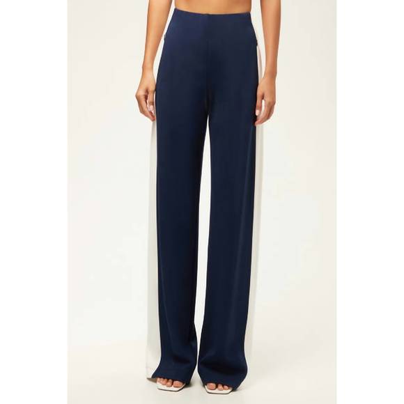 NEW TRINA TURK record pants in ink/whitewash - Picture 1 of 3